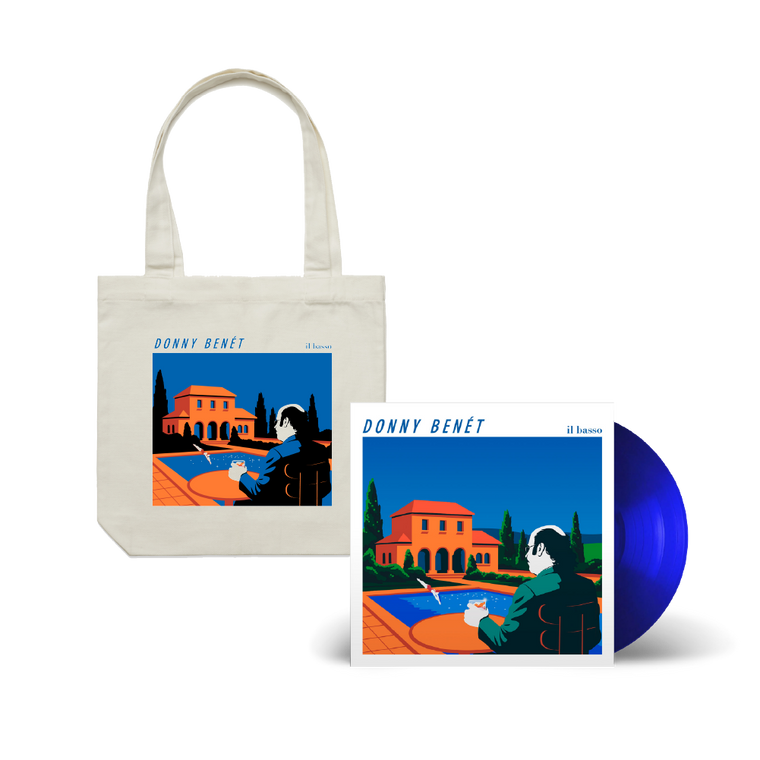Donny Benét / Il Basso Royal Blue Vinyl & Tote Bundle