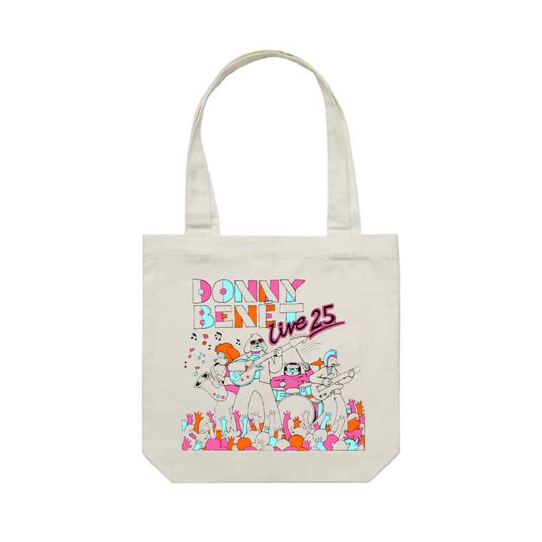 Donny Benét  / Live 25 Cream Tote