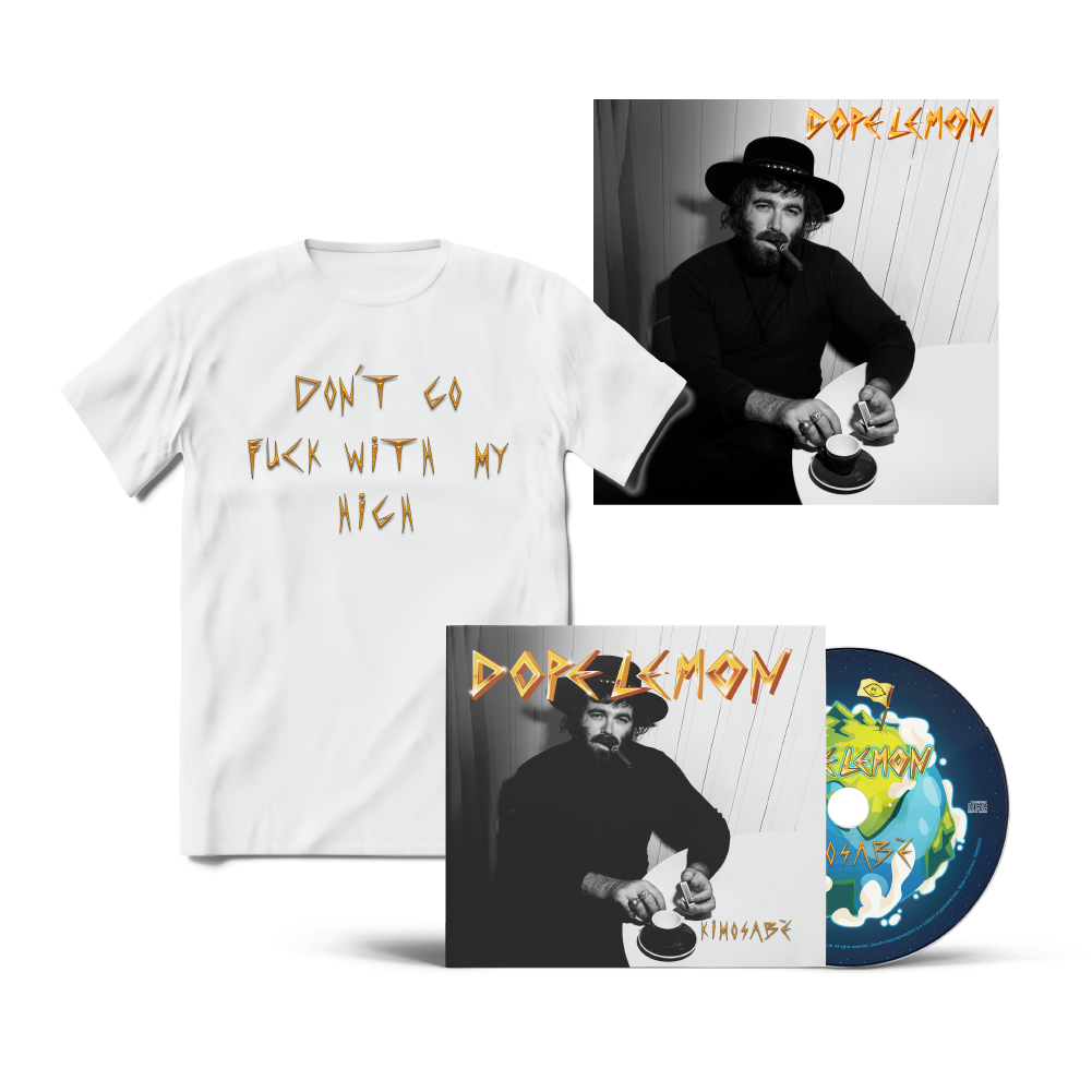 Dope Lemon / Kimosabè CD, Don't Go F*ck With My High White T-Shirt & Poster Bundle