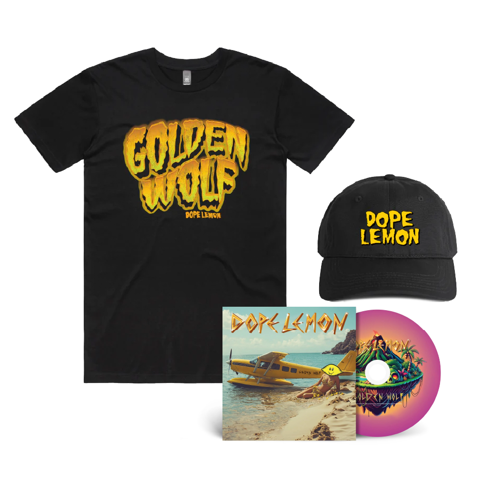 Dope Lemon / T-Shirt, Cap & Golden Wolf CD Bundle