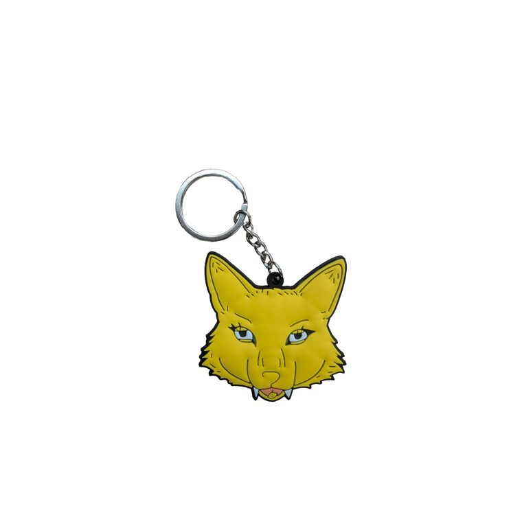 Dope Lemon / Golden Wolf Keyring
