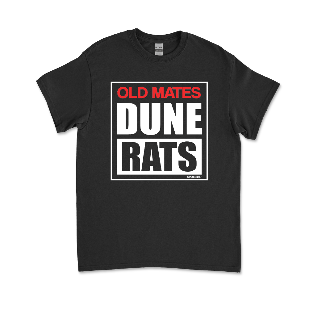 Dune Rats / Old Mates Black T-Shirt – sound-merch.com.au
