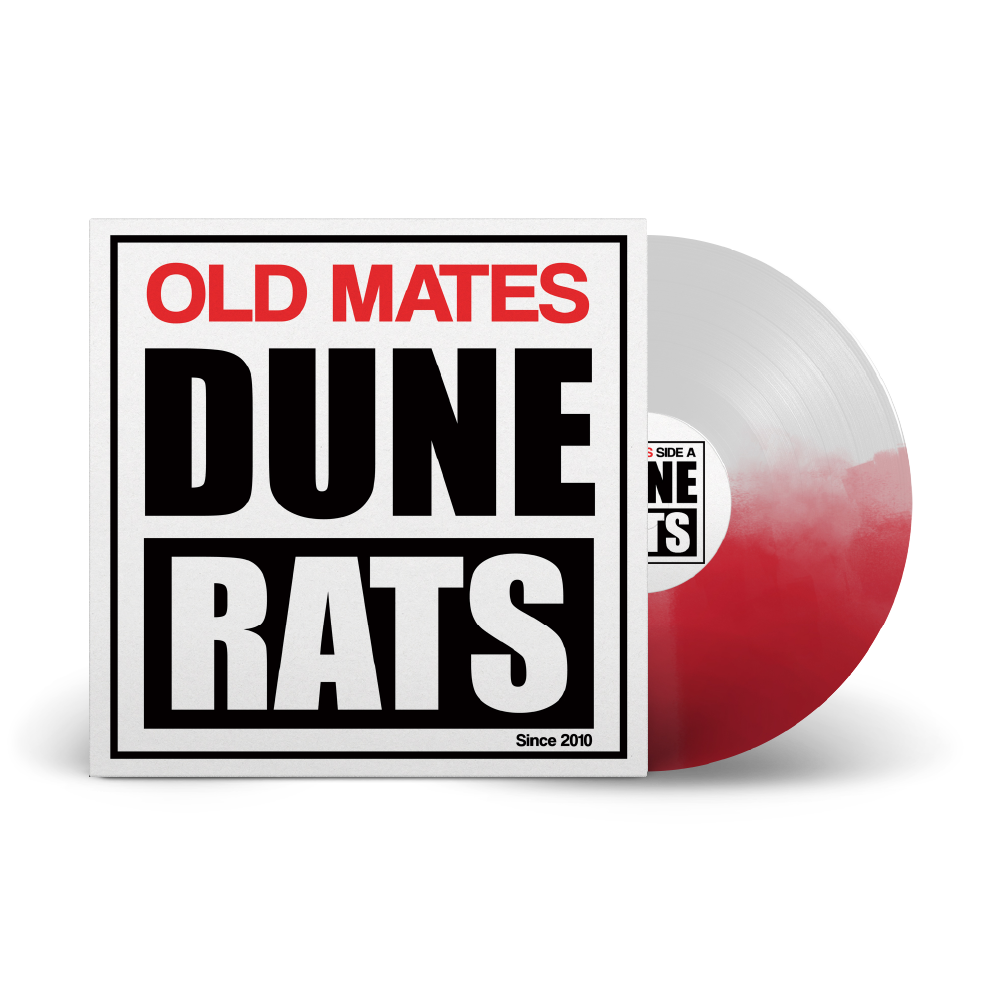 Dune Rats / Old Mates LP Red & White Vinyl ***PRE-ORDER***
