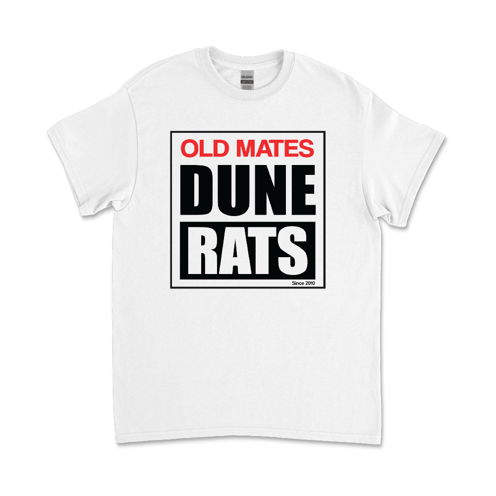 Dune Rats / Old Mates White T-Shirt ***PRE-ORDER***