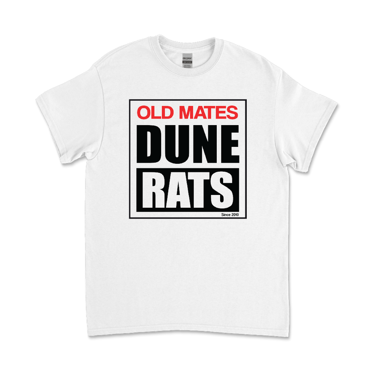 Dune Rats / Old Mates White T-Shirt ***PRE-ORDER***