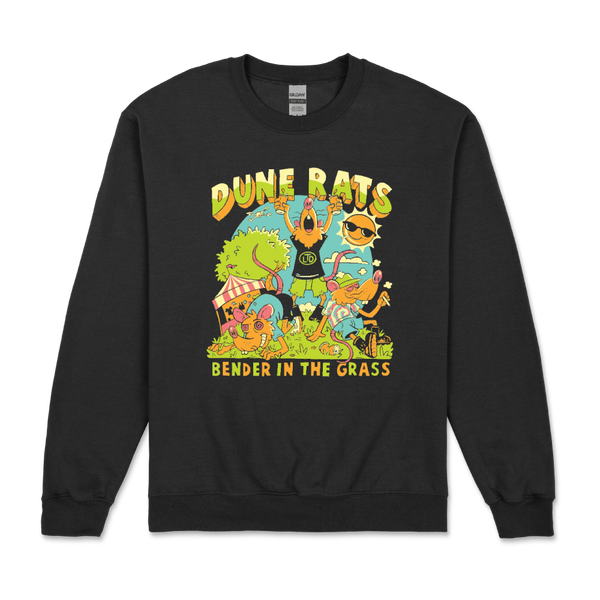 Dune Rats / Bender In The Grass Black Crew – sound-merch.com.au