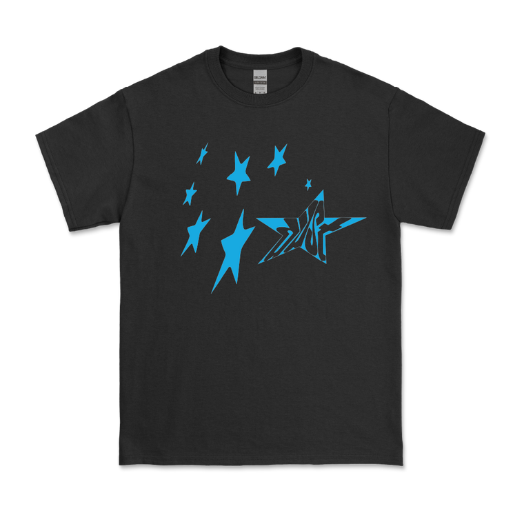 dust / Star T-Shirt Black