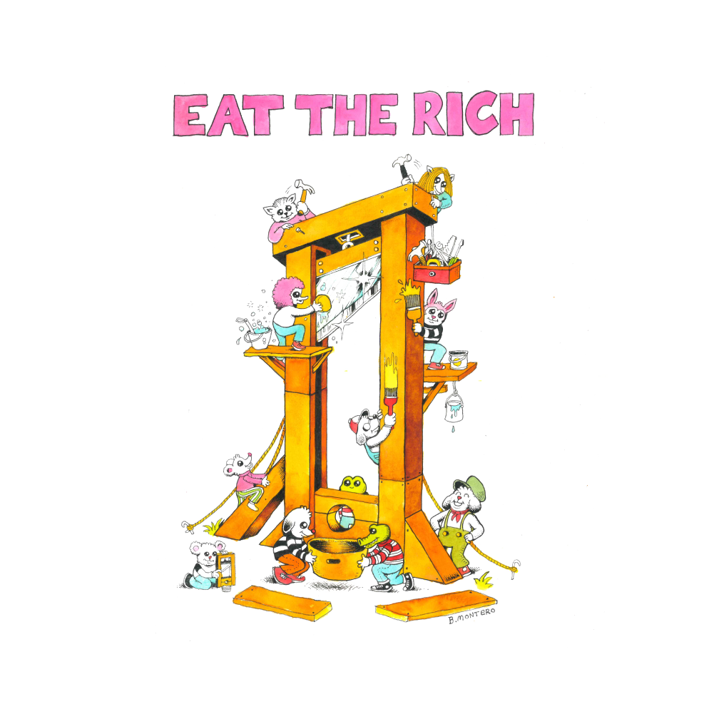 Eat the Rich / White T-Shirt