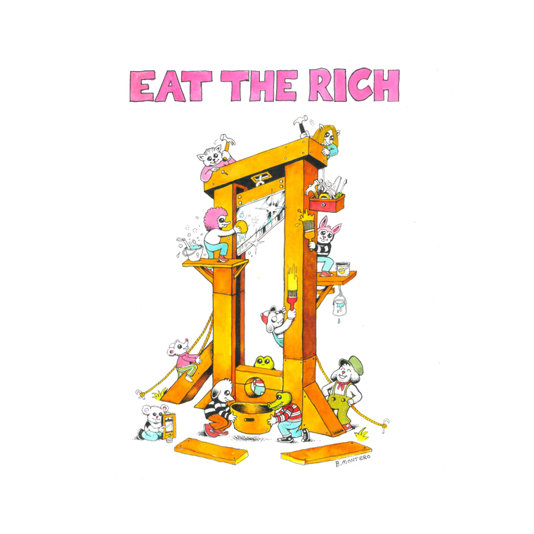 Eat the Rich / Sand T-Shirt