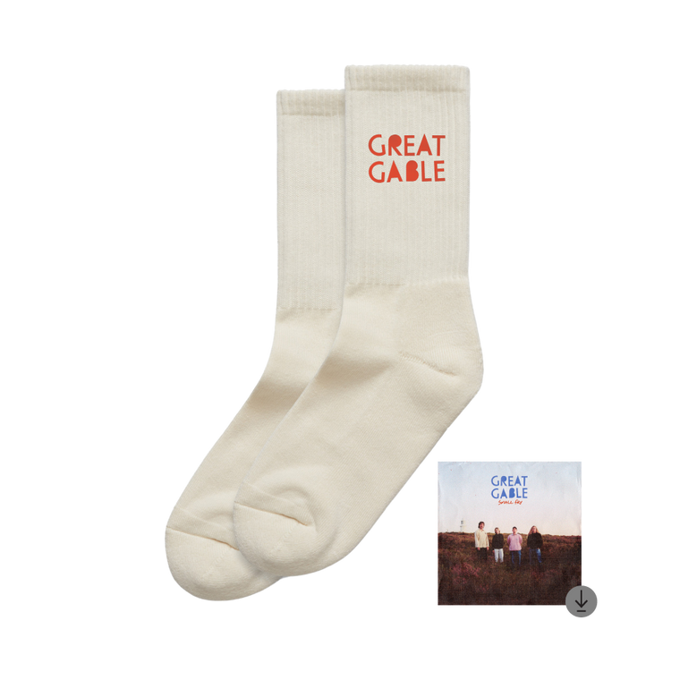 Great Gable / Ecru Socks + Digital Download ***PRE-ORDER***