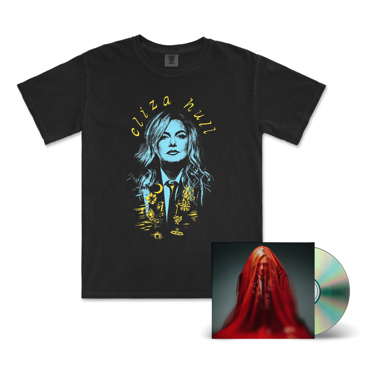 Eliza Hull / You'd Think We'd Be Used To Change By Now CD & Face Black T-Shirt Bundle ***PRE-ORDER***