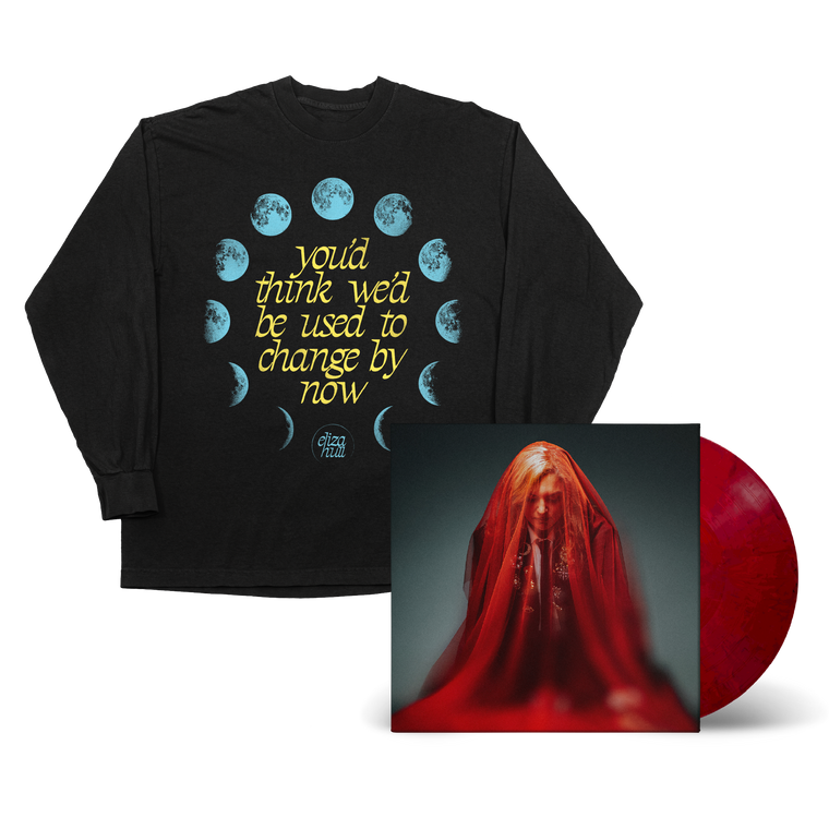 Eliza Hull / You'd Think We'd Be Used To Change By Now LP Red Marble Vinyl & Moons Black Longsleeve Bundle ***PRE-ORDER***