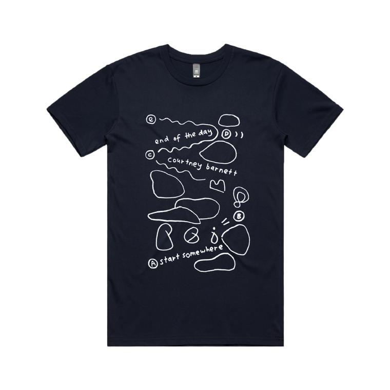 Courtney Barnett / 'End of the Day' Navy T-Shirt