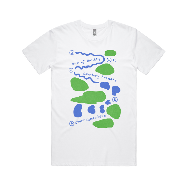 Courtney Barnett / 'End of the Day' White T-Shirt