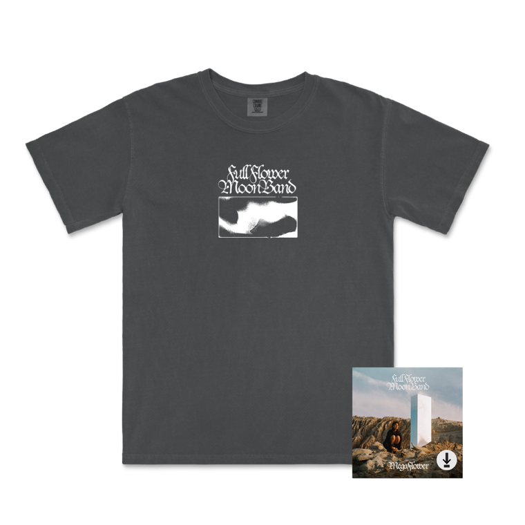 Full Flower Moon Band / Super Like Me Grey Washed T-Shirt & Digital Download ***PRE-ORDER***