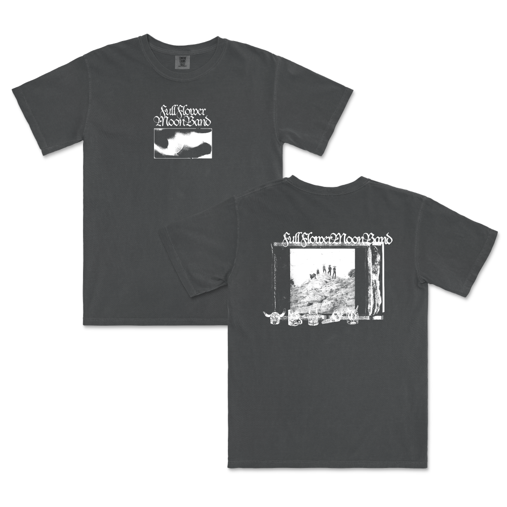 Full Flower Moon Band / Megaflower LP Black Vinyl & Super Like Me Grey Washed T-Shirt Bundle