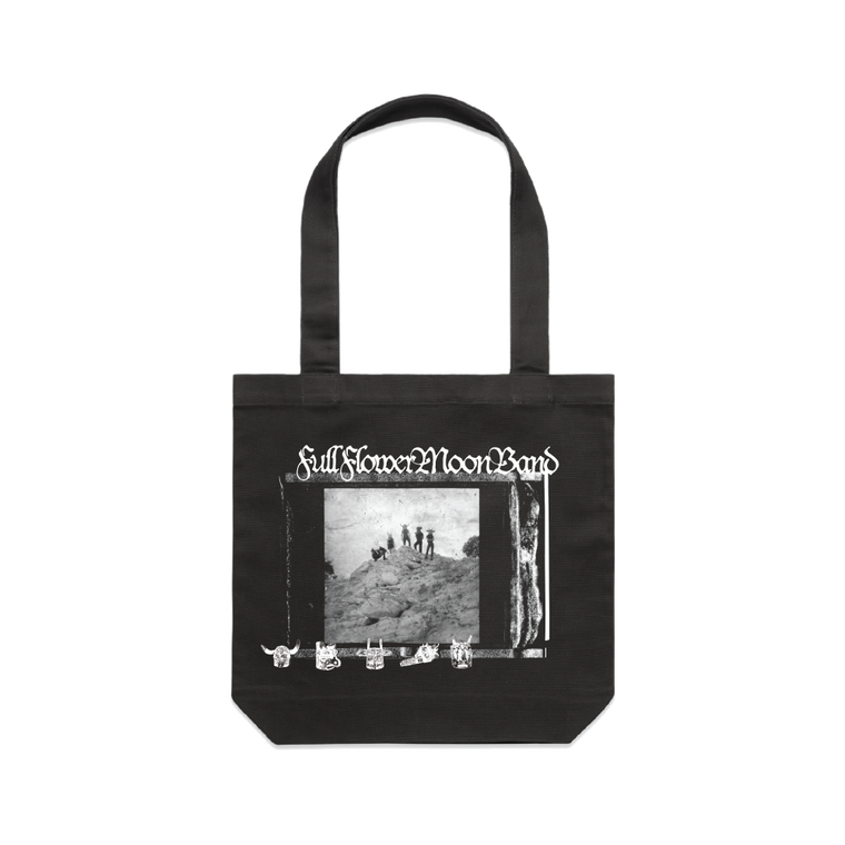 Full Flower Moon Band / Megaflower Tote Bag