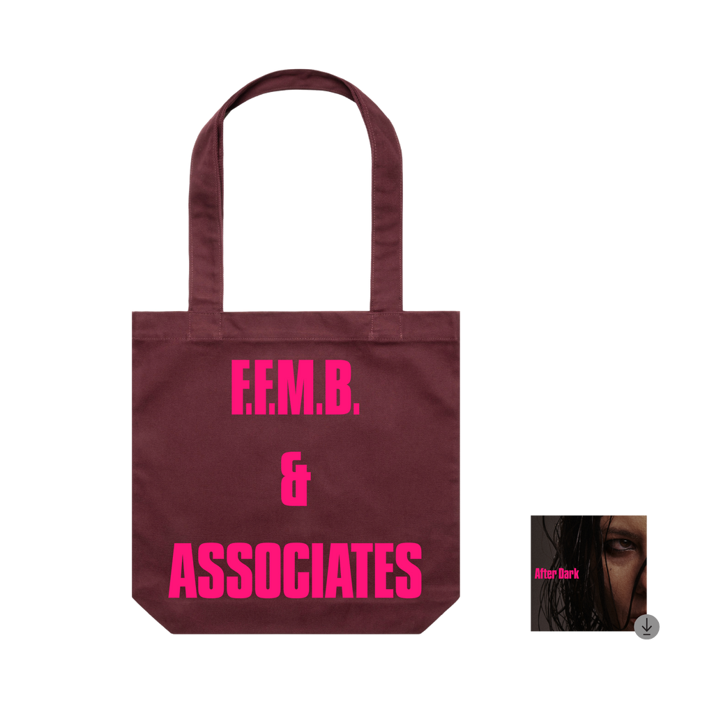 Full Flower Moon Band / FFMB Associates Burgundy Tote & Digital Download ***PRE-ORDER***