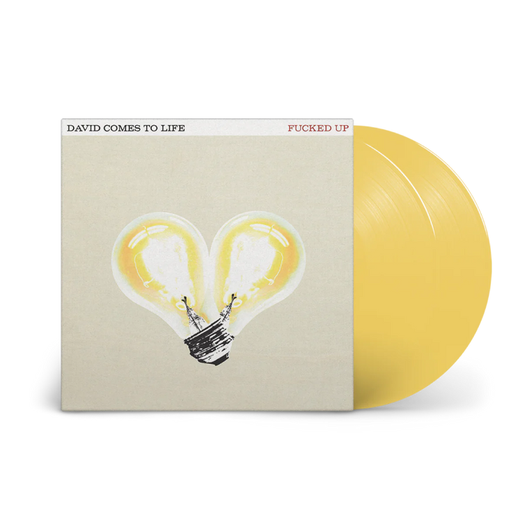 Fucked Up / David Comes To Life LP Yellow Light Bulb Vinyl
