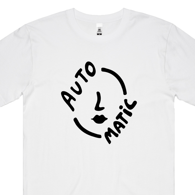 Automatic / Ladyface White T-Shirt