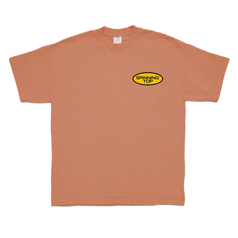 Spinning Top / Fam From Freo Salmon T-Shirt