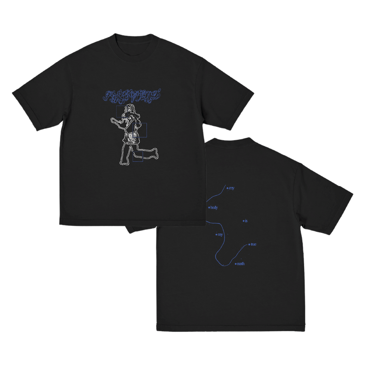 FELIVAND / 'In Motion' Black T-Shirt