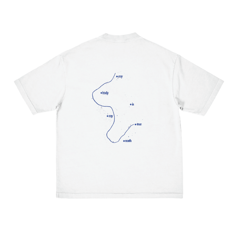 FELIVAND / 'In Motion' White T-Shirt