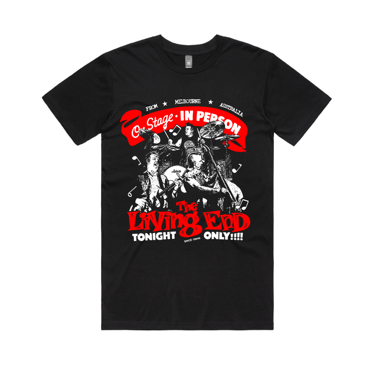 The Living End / On Stage Black T-Shirt