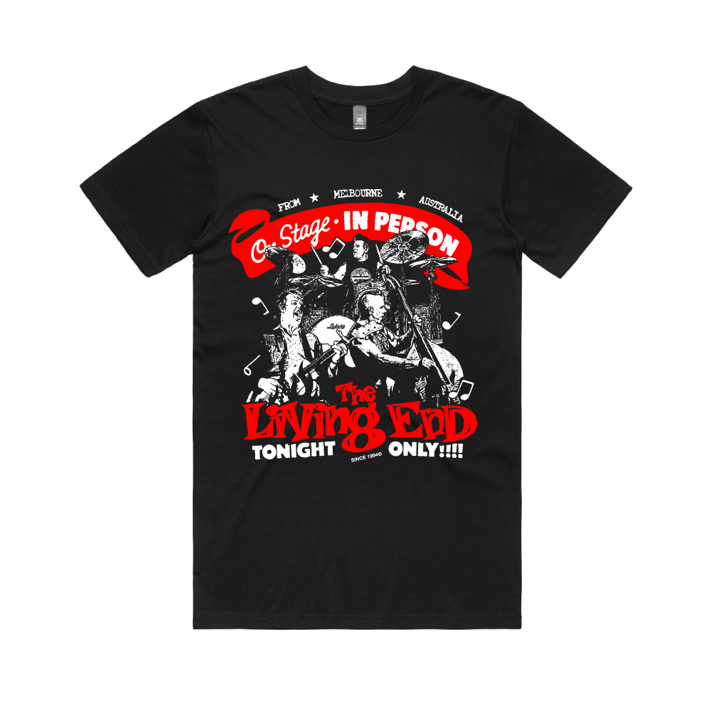 The Living End / On Stage Black T-Shirt