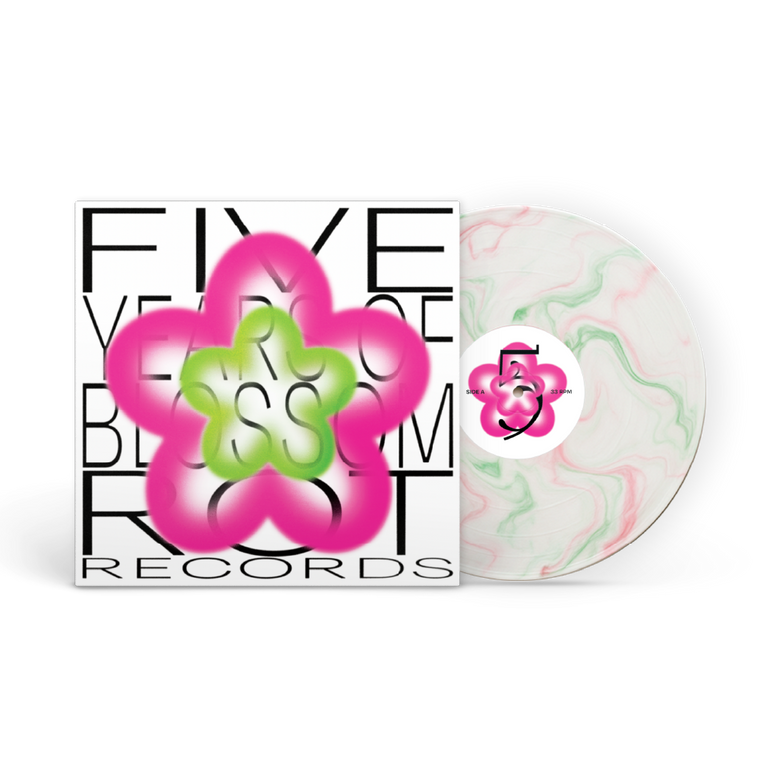 Blossom Rot Compilation 12” White, Green & Pink Marble Vinyl