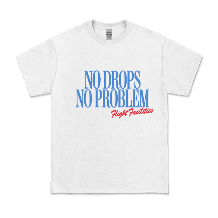 Flight Facilities / No Drops No Problem White Tee