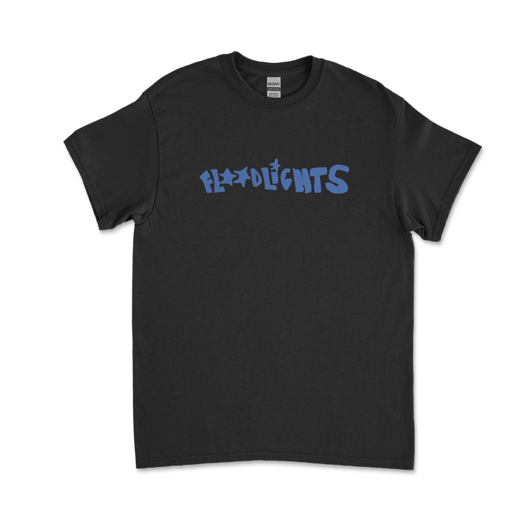 Floodlights / Text Black Tee