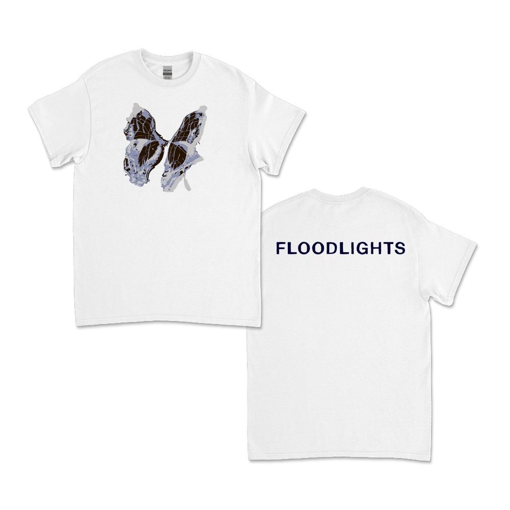 Floodlights / Underneath Vinyl & Butterfly Tee White Bundle ***PRE ORDER***