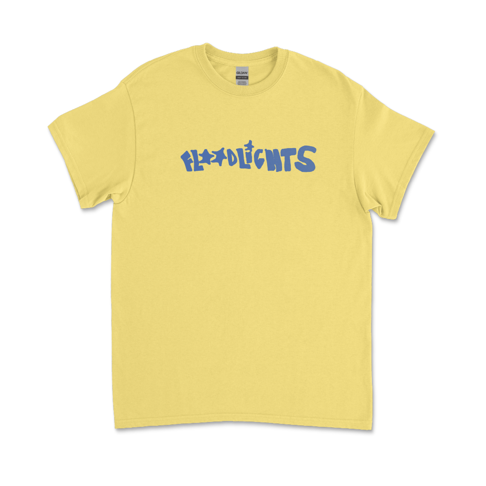 Floodlights / Text Yellow Tee