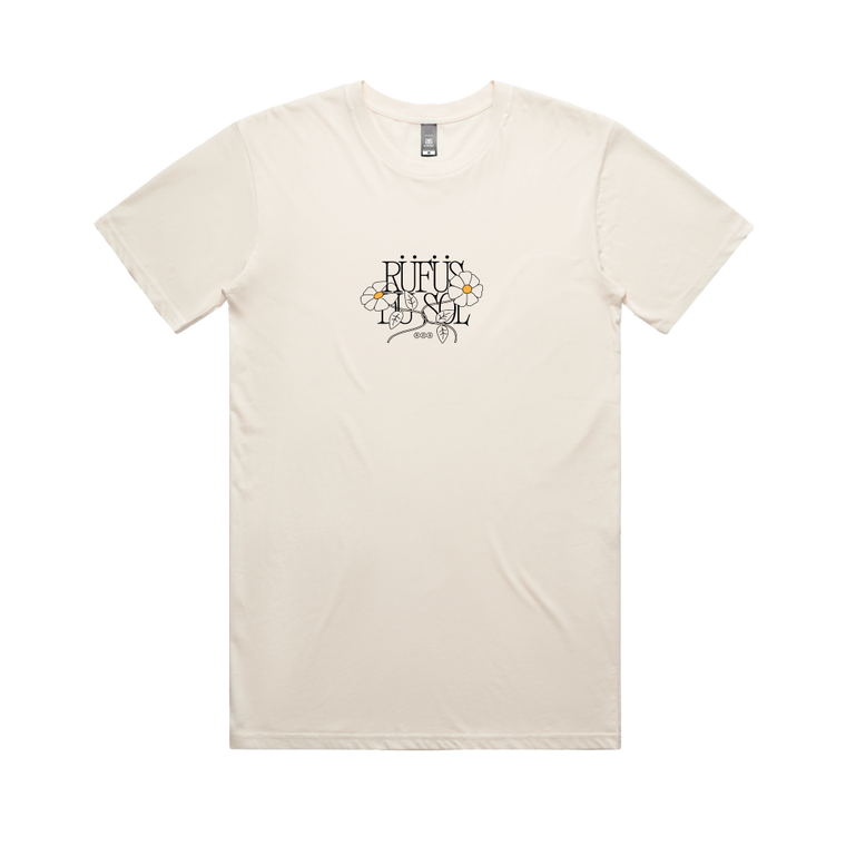 RÜFÜS  DU SOL / Flower Ecru T-Shirt