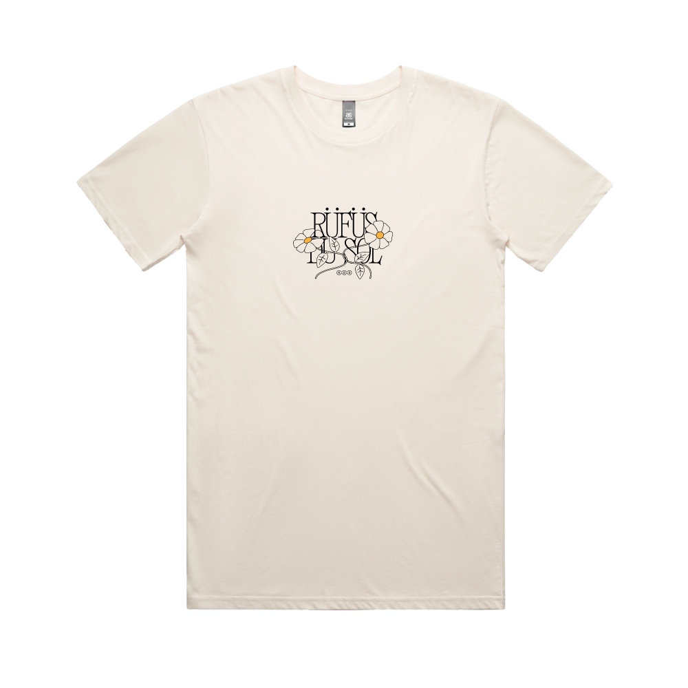 RÜFÜS  DU SOL / Flower Ecru T-Shirt