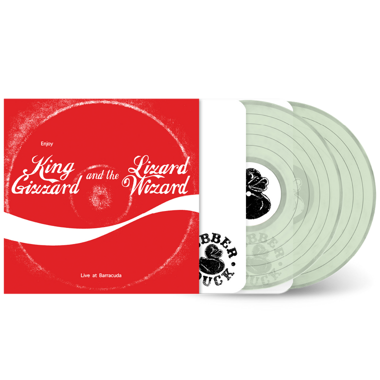 King Gizzard & The Lizard Wizard / Live At Barracuda 2xLP Coke Bottle Clear Vinyl