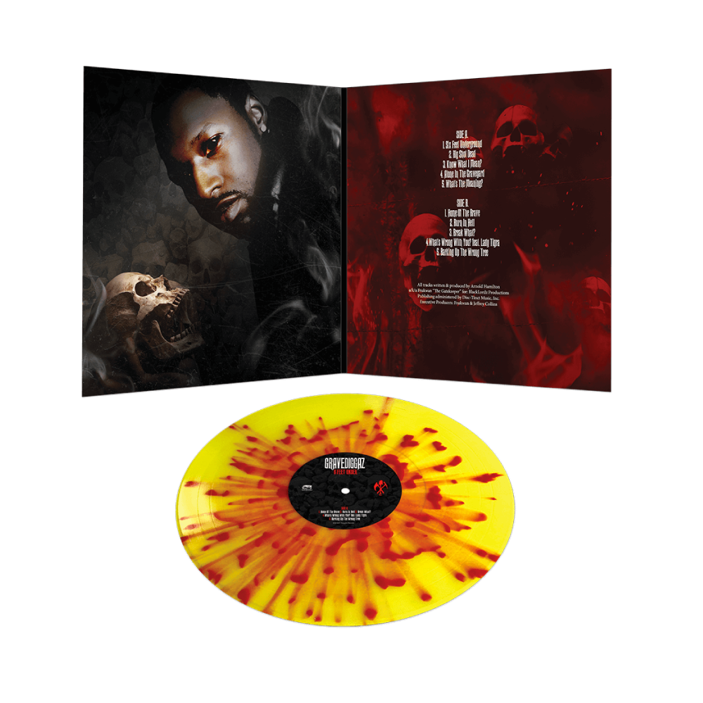Gravediggaz / 6 Feet Under LP Yellow & Red Splatter Vinyl