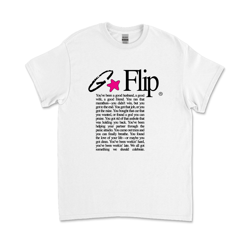 G Flip / Lyrics White T-Shirt
