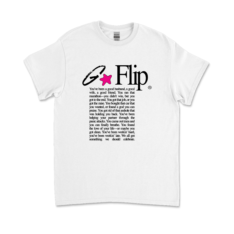 G Flip / Lyrics White T-Shirt