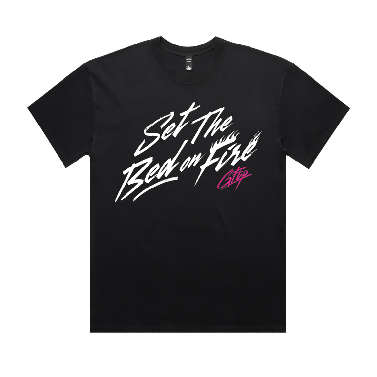 G Flip / Set The Bed On Fire Black T-Shirt