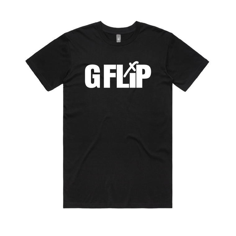 G Flip / Logo Black T-Shirt