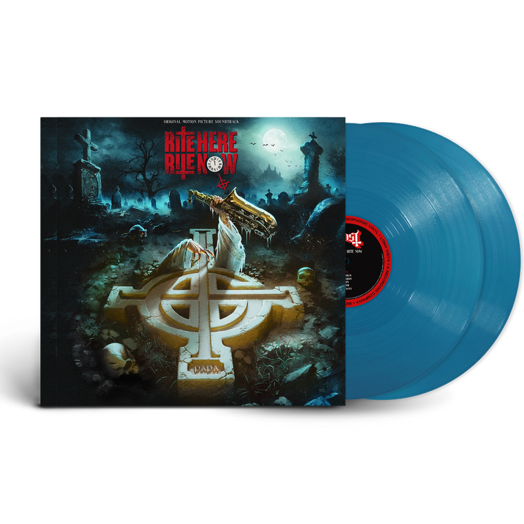 GHOST / Rite Here Rite Now (Original Motion Picture Soundtrack) Limited Edition 2xLP Aqua Coloured Vinyl ***DAMAGED SLEEVE***