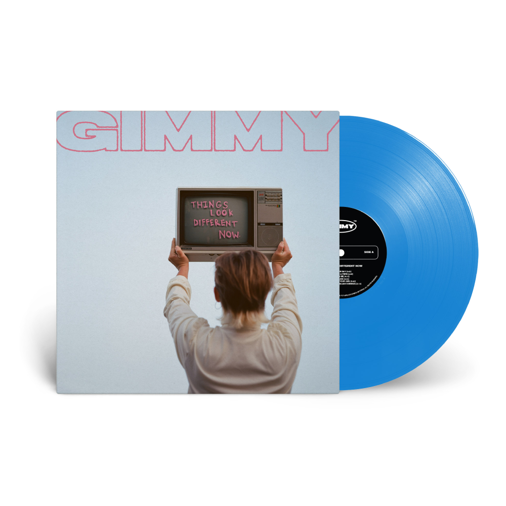 GIMMY / Things Look Different Now LP Bright Blue Vinyl