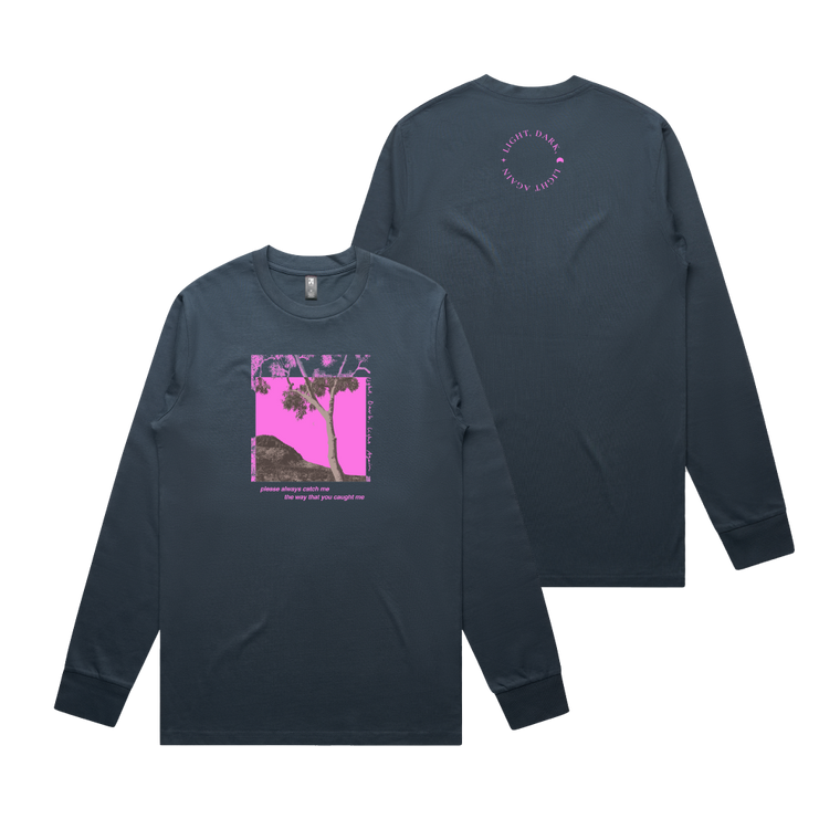 Angie McMahon / Dark Again Blue Grey Longsleeve
