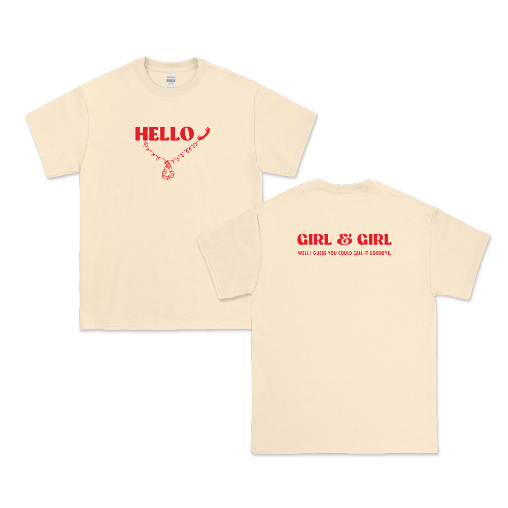 Girl and Girl / Hello Natural T-Shirt