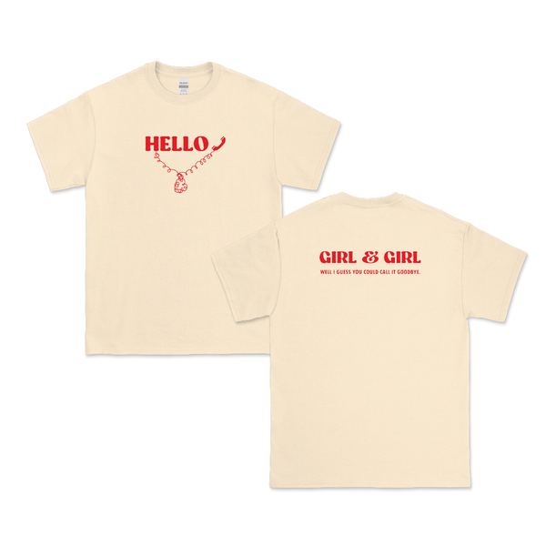 Girl and Girl / Hello Natural T-Shirt – sound-merch.com.au