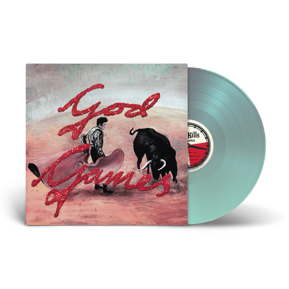 The Kills / God Games LP Deluxe Boomslang Green Vinyl with exclusive signed print