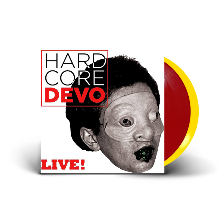 Devo / Hardcore Devo Live! 2xLP Transparent Red & Opaque Yellow Vinyl