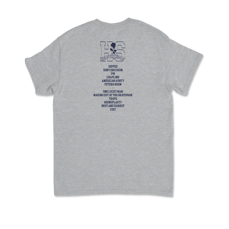 HighSchool Varsity Grey T-Shirt  & Black Vinyl LP Bundle